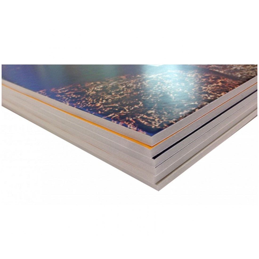 Foamcore Prints, 200gsm card front and back with a soft Expanded polystyrene foam centre that's